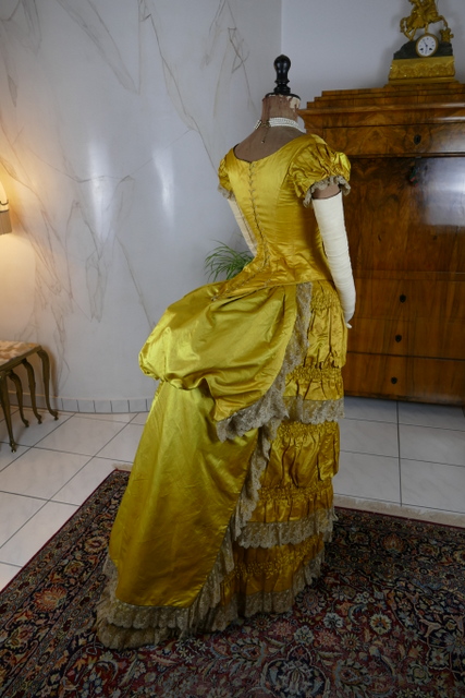 27 antique bustle dress 1882