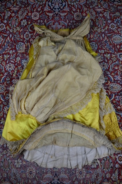 46 antique bustle dress 1882