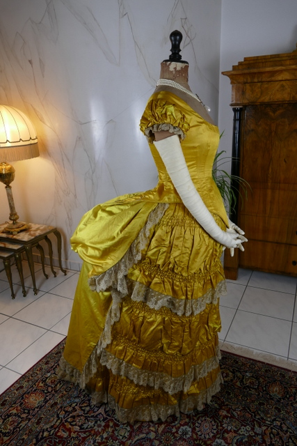 antique bustle dress 1882