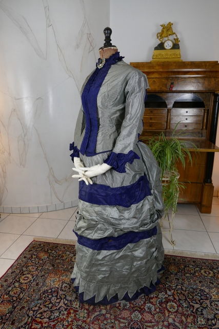 10 antique bustle dress 1884