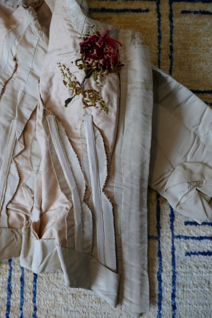 103a antique bustle dress 1889