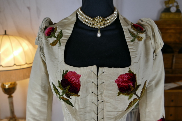 1 antique bustle dress 1880