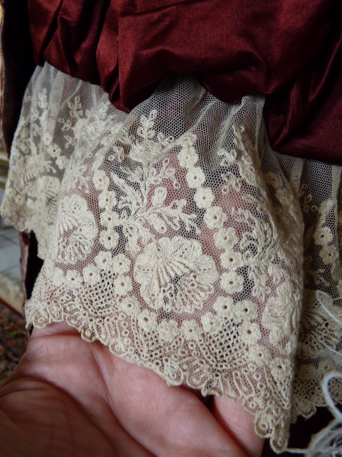 10 antique bustle gown 1884