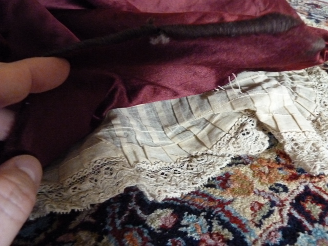 21 antique bustle gown 1884