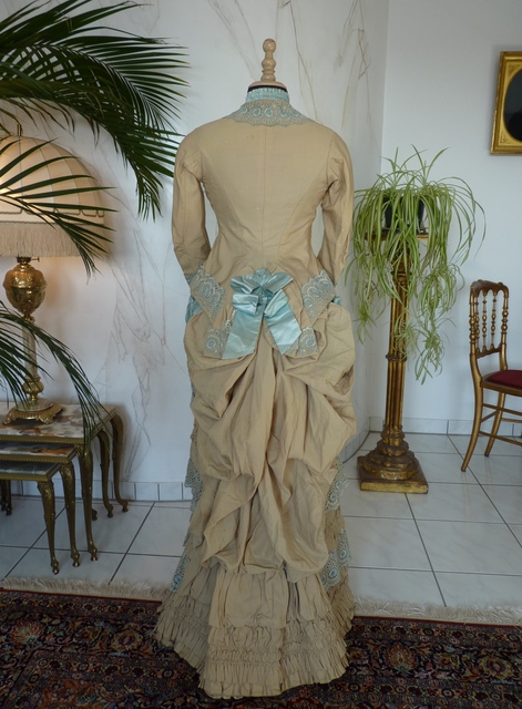 35 antique bustle dress 1884