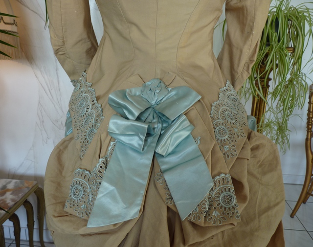 37 antique bustle dress 1884