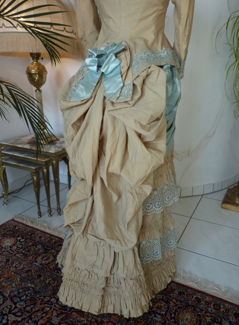 40 antique bustle dress 1884