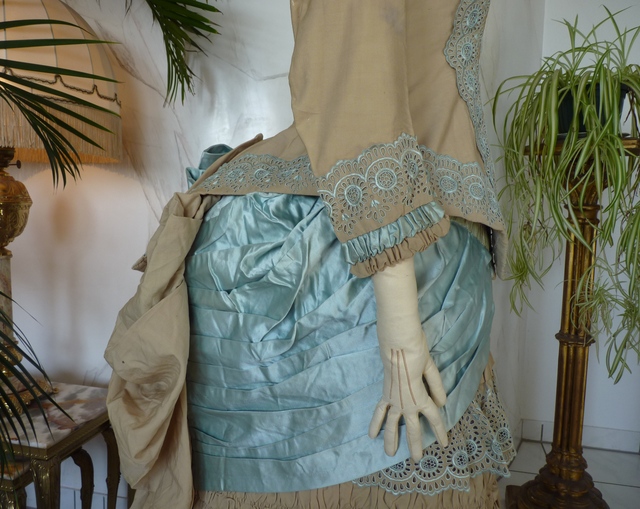 46 antique bustle dress 1884