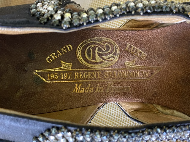 1 antique grand luxe evening shoes 1920s