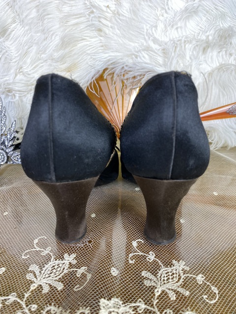 5 antique grand luxe evening shoes 1920s