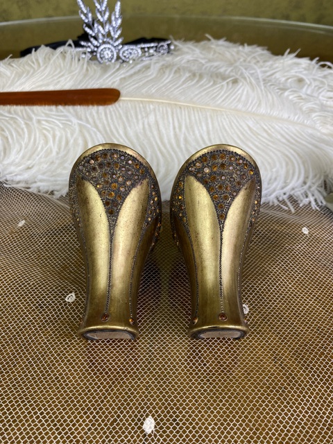 7 antique flapper shoe heels 1920
