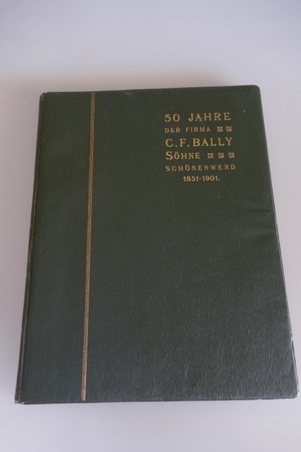 13 antikes Bally Firmenbuch 1901