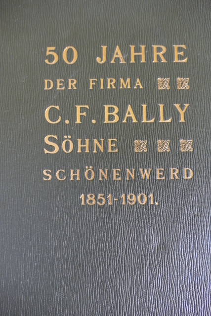 14 antikes Bally Firmenbuch 1901