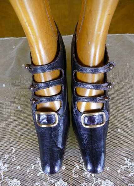 2 antique edwardian shoes 1901