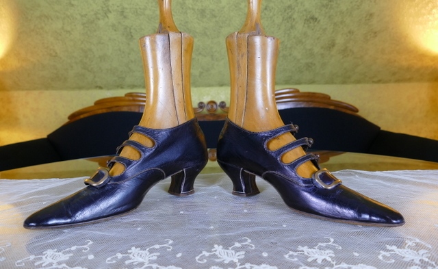 4 antique edwardian shoes 1901