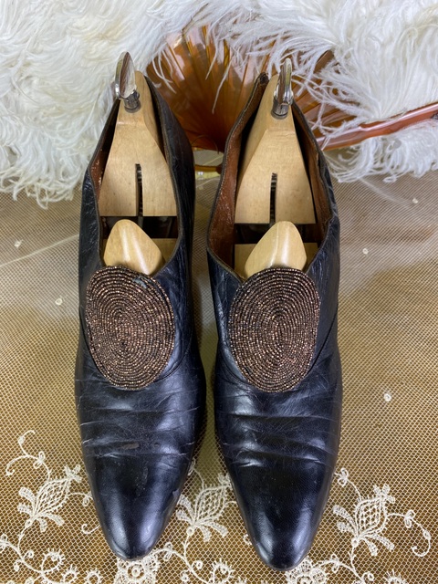 2 antique dinner shoes 1905