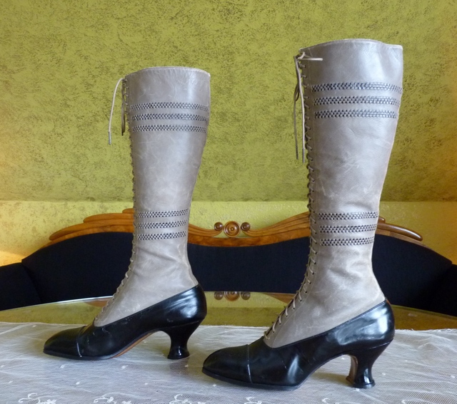 16 antique knee boots 1905