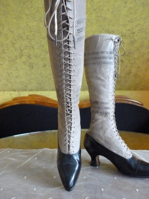 24 antique knee boots 1905