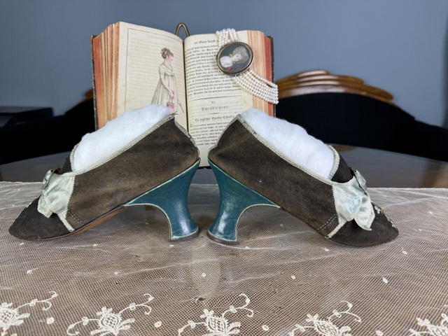 12 antique rococo shoes 1760