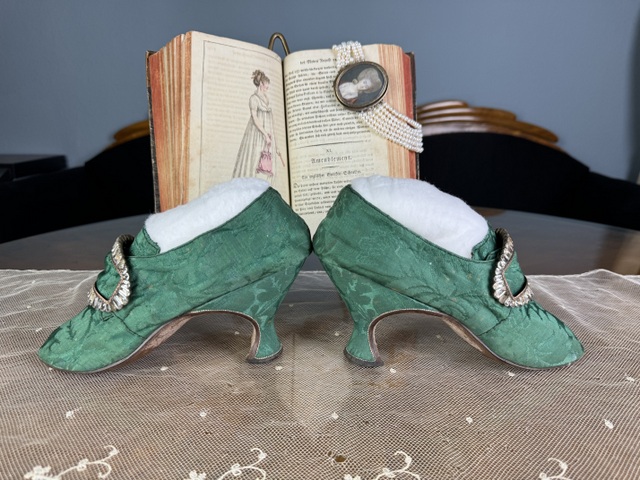 12 antique rococo shoes 1780