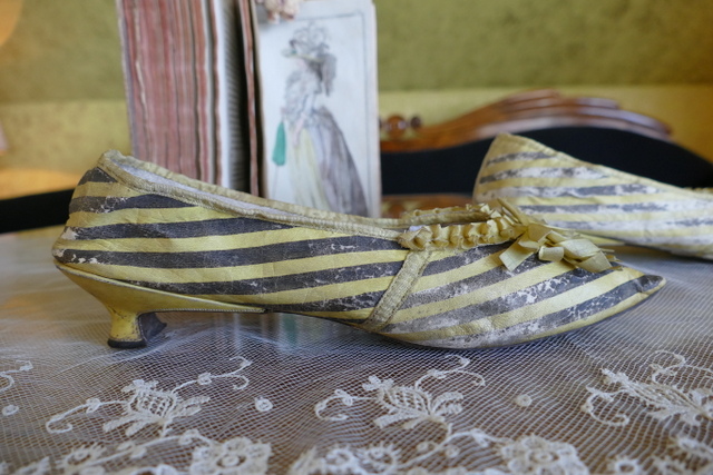 18 antique rococo shoes 1790