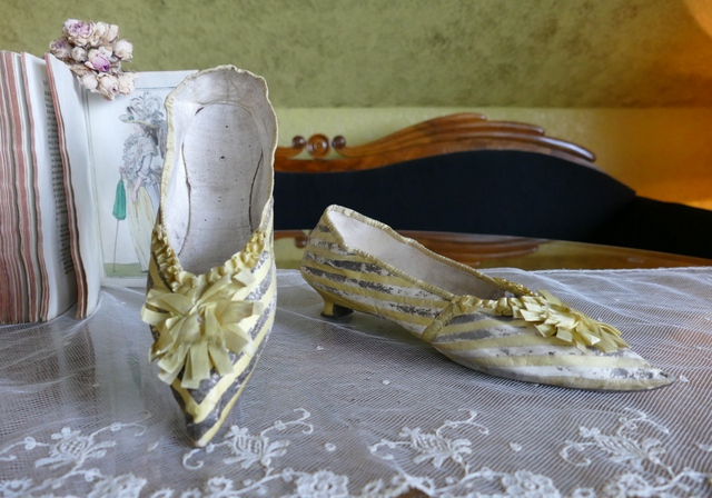 35 antique rococo shoes 1790