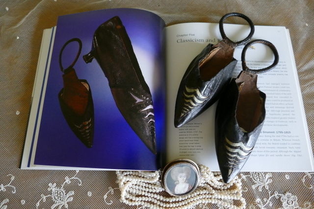 antique rococo overshoes 1792