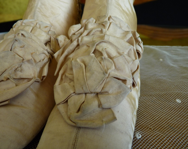 1 antique wedding shoes 1830