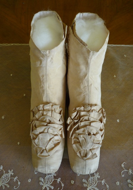 2 antique wedding shoes 1830