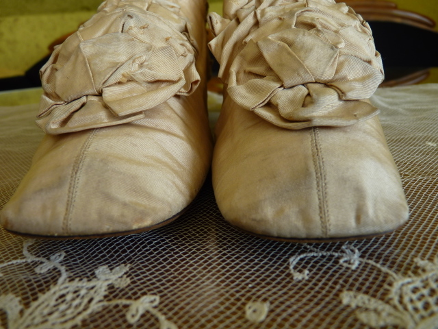 4 antique wedding shoes 1830