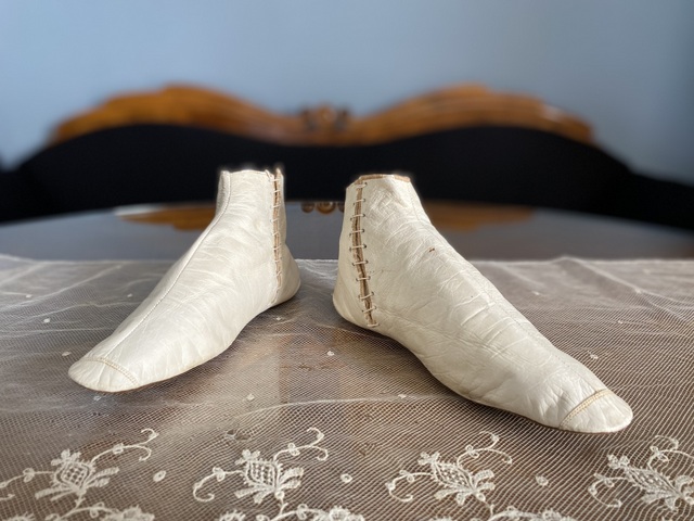 2 antique boots 1830s