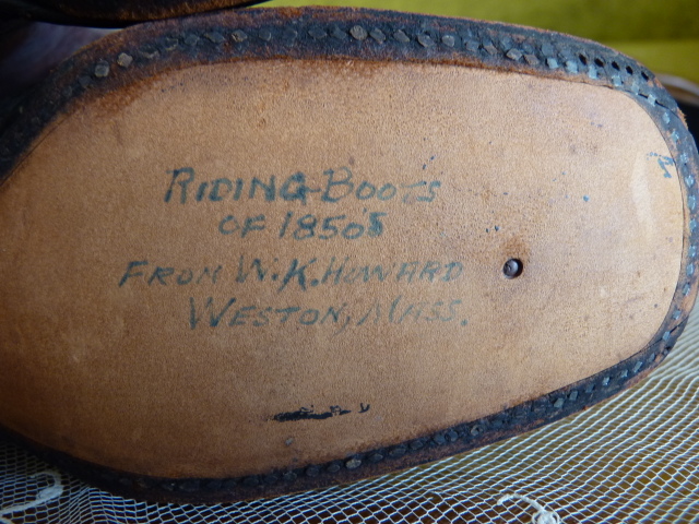 1 antique riding boots 1850