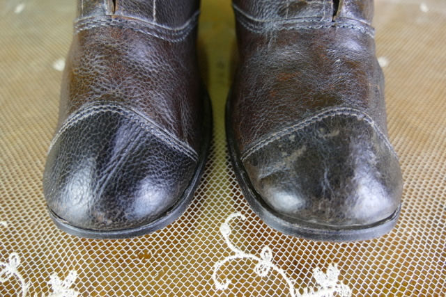3 antique childrens boots patent 1860