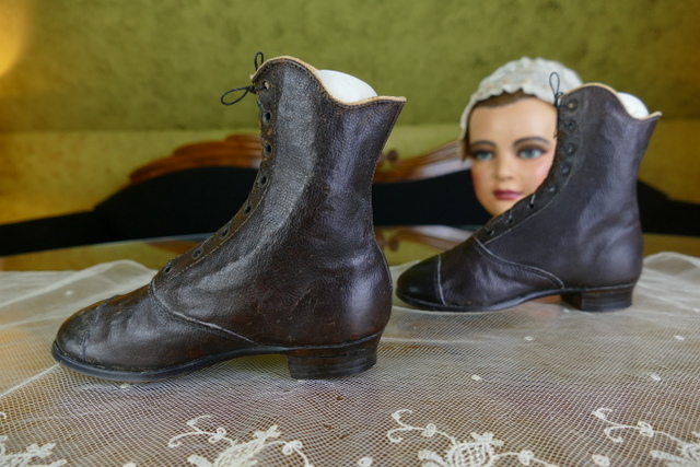 8 antique childrens boots patent 1860