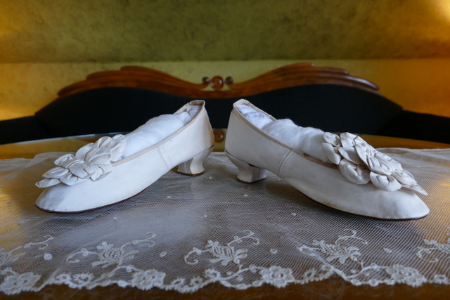 4 antique chevreau leather shoes 