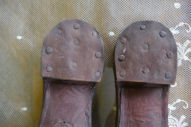 12 antique slippers 1870
