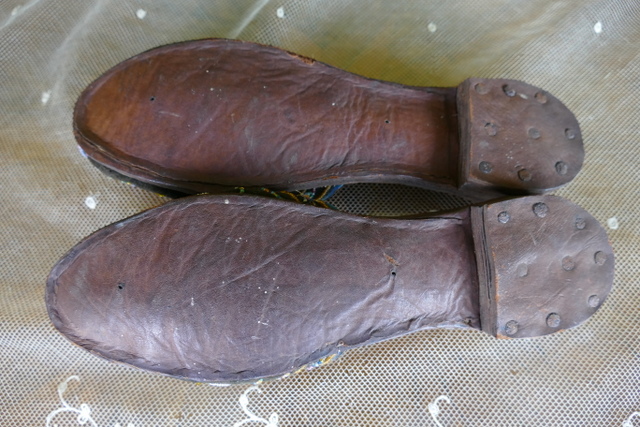 13 antique slippers 1870
