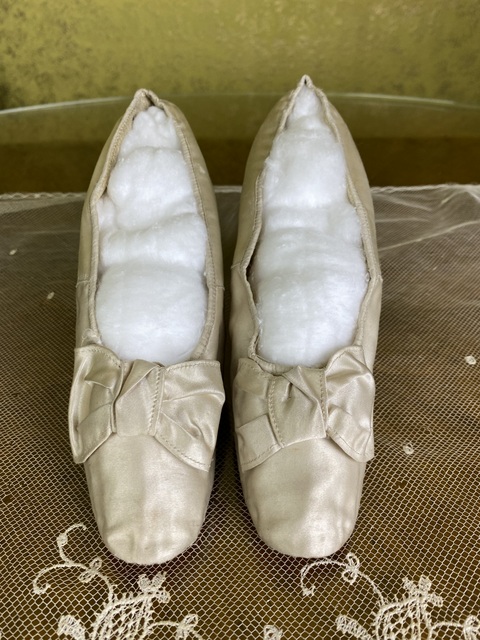 3 antique wedding shoes 1880