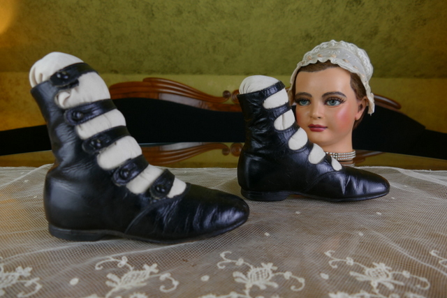 9 antique childrens boots 1880