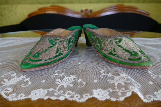 3 antique ottoman slippers 1880