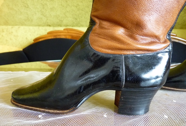 6 antique ridding boots 1890