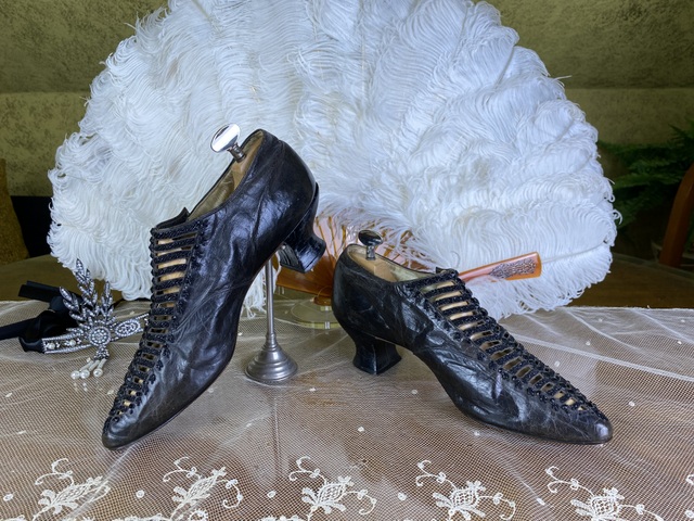 1 antique evening shoes 1898