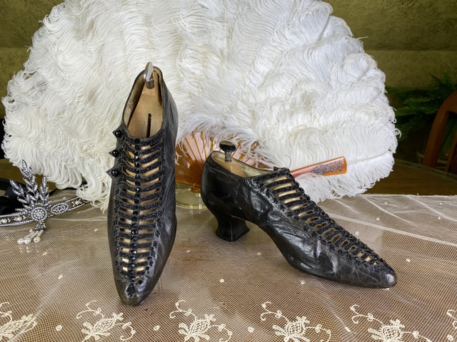 antique evening shoes 1898