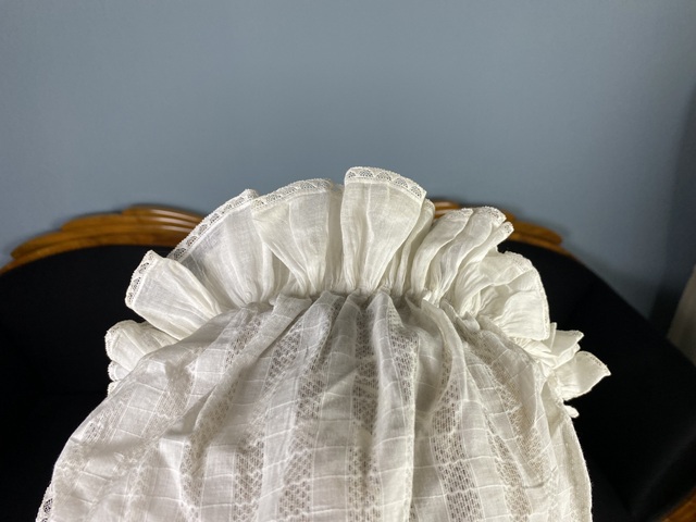 4 antique boudoir bonnet 1890