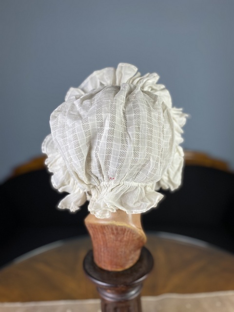 5 antique boudoir bonnet 1890