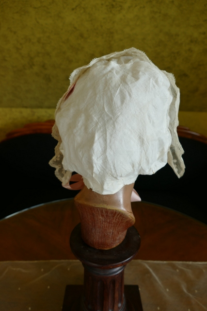 8 antique boudoir bonnet 1910