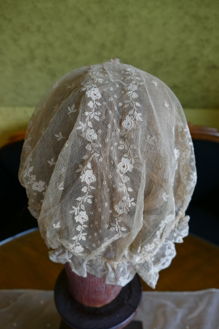 6 antique boudoir bonnet 1920