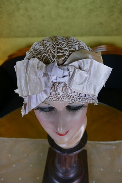 13antique boudoir bonnet 1928