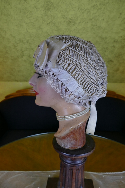 5 antique boudoir bonnet 1928