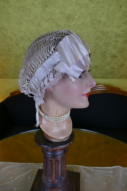 7 antique boudoir bonnet 1928